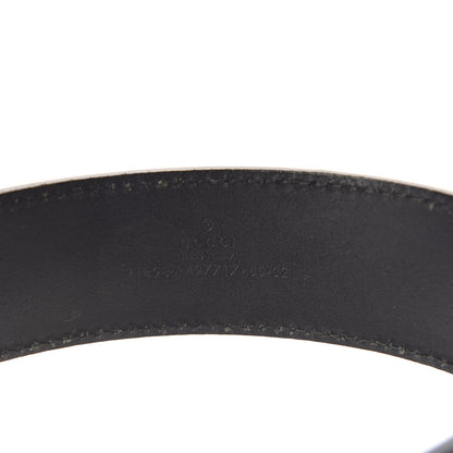 Gucci Calfskin Interlocking G Belt 80 32 Black 5 of 5