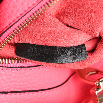 Valentino Garavani Pebbled Calfskin Medium Rockstud Tote Fuxia Fluo 7 of 16