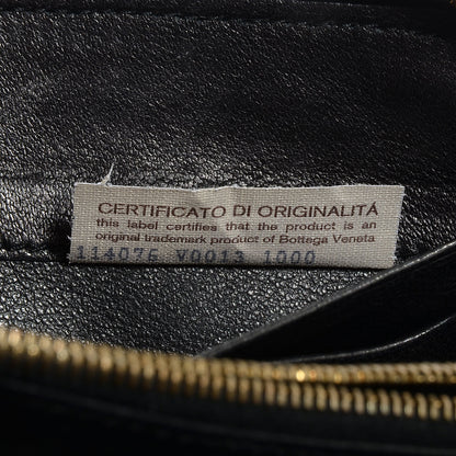 Bottega Veneta Nappa Intrecciato Zip Around Wallet Black 8 of 8