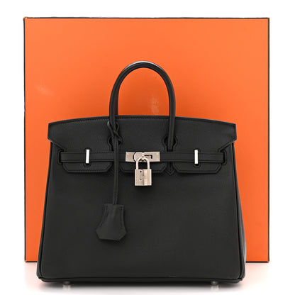 Hermes Epsom Birkin 25 Black 11 of 11