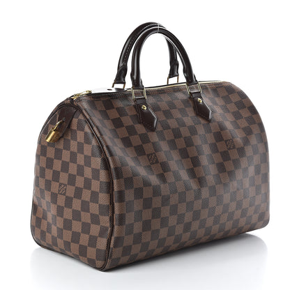 Louis Vuitton Damier Ebene Speedy 35 2 of 8
