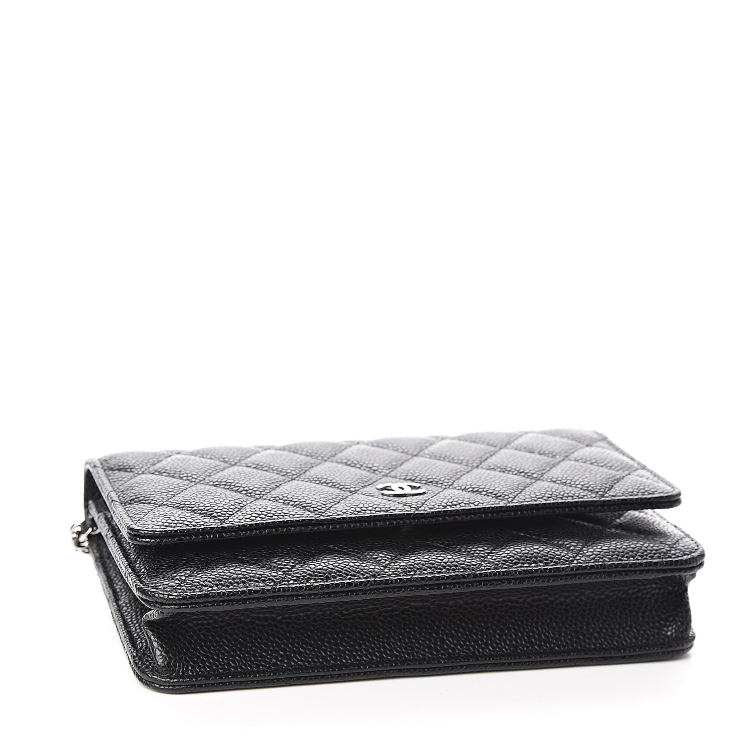 Chanel Caviar Quilted Wallet On Chain WOC Black 4 of 12