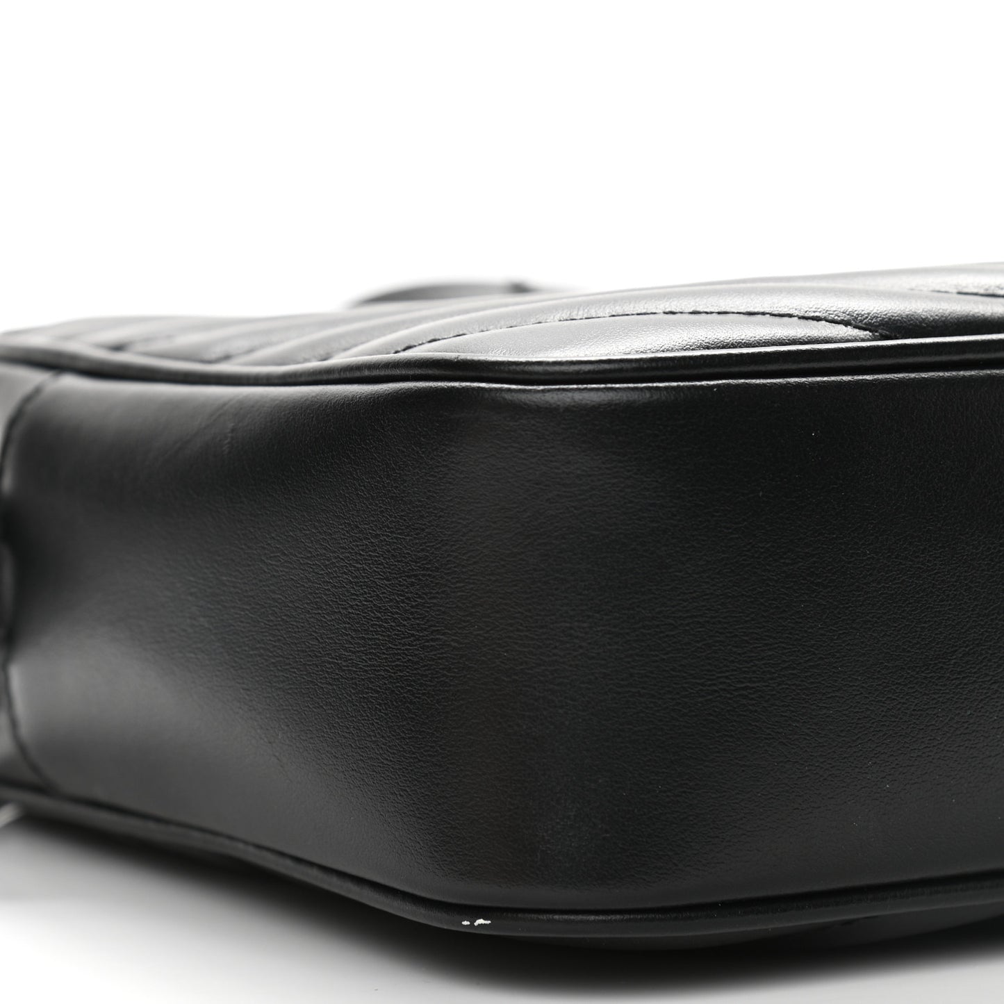Calfskin Matelasse Monogram Lou Camera Bag Black
