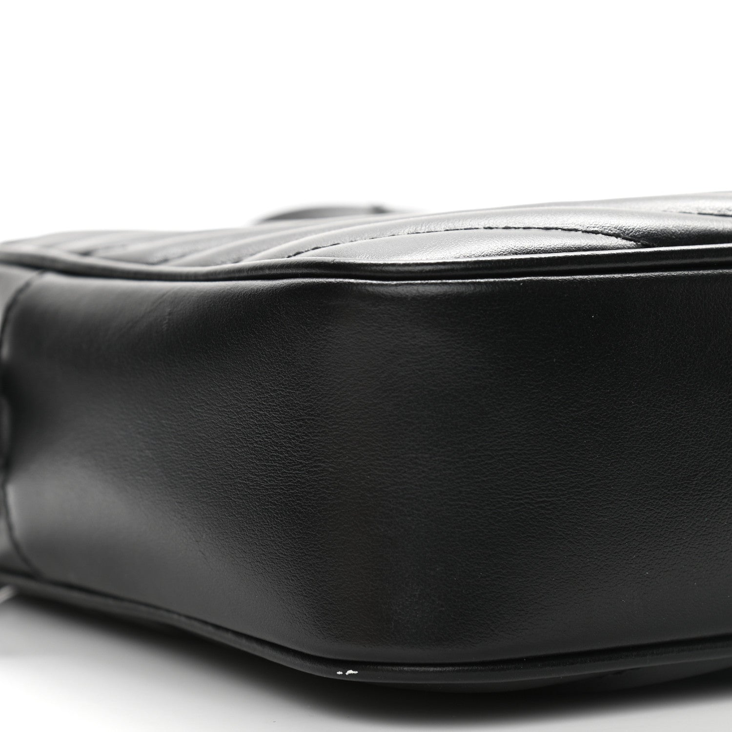 Saint Laurent Calfskin Matelasse Monogram Lou Camera Bag Black 9 of 11