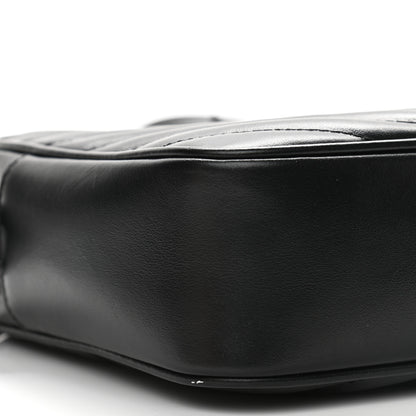 Saint Laurent Calfskin Matelasse Monogram Lou Camera Bag Black 9 of 11