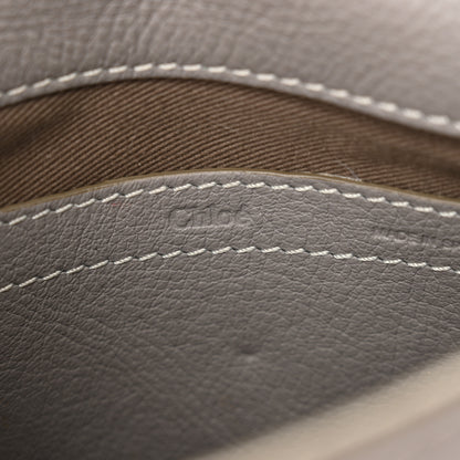 Chloe Calfskin Mini Marcie Round Crossbody Bag Cashmere Grey 6 of 12