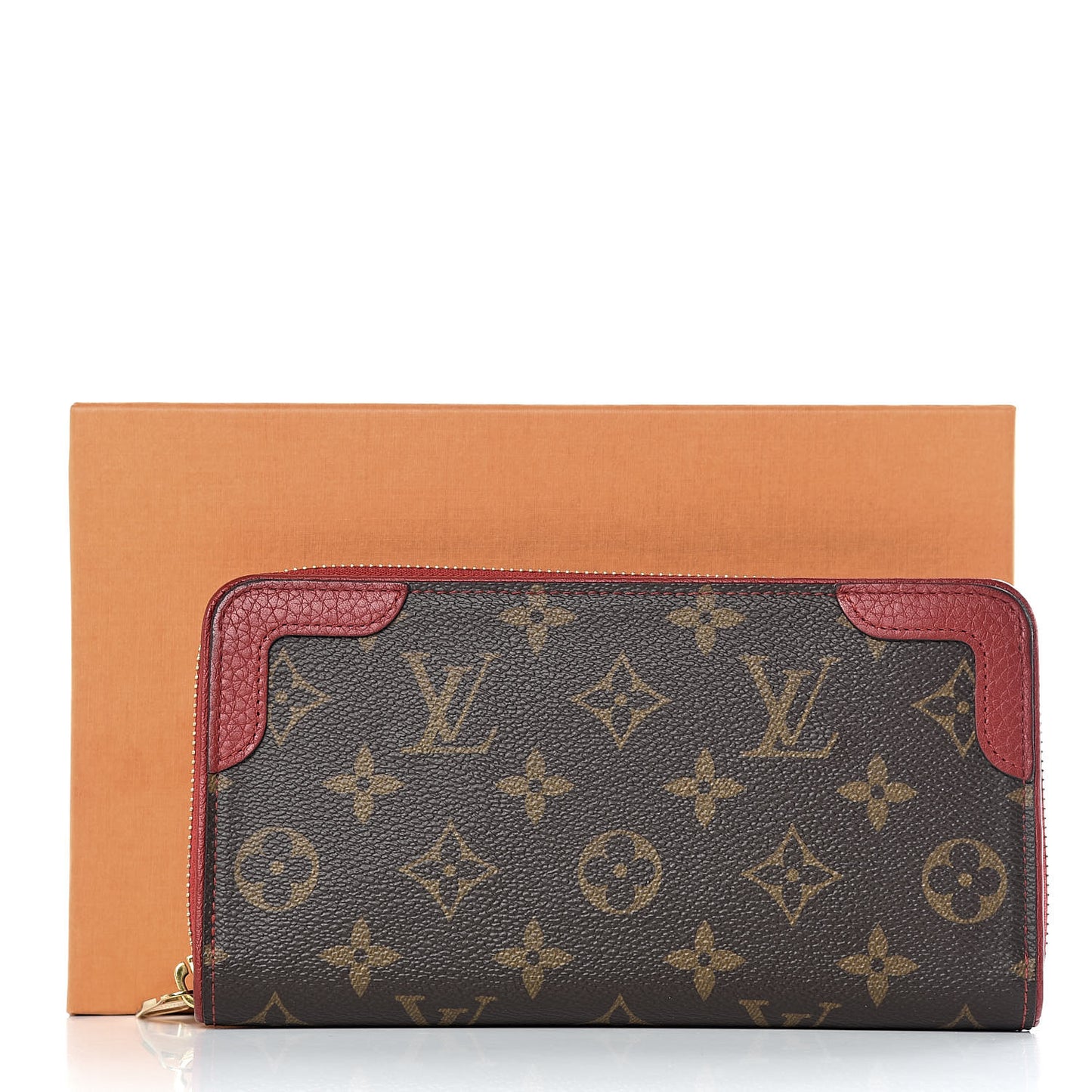 Monogram Retiro Zippy Wallet Cherry