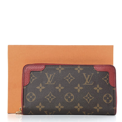 Louis Vuitton Monogram Retiro Zippy Wallet Cherry 10 of 10