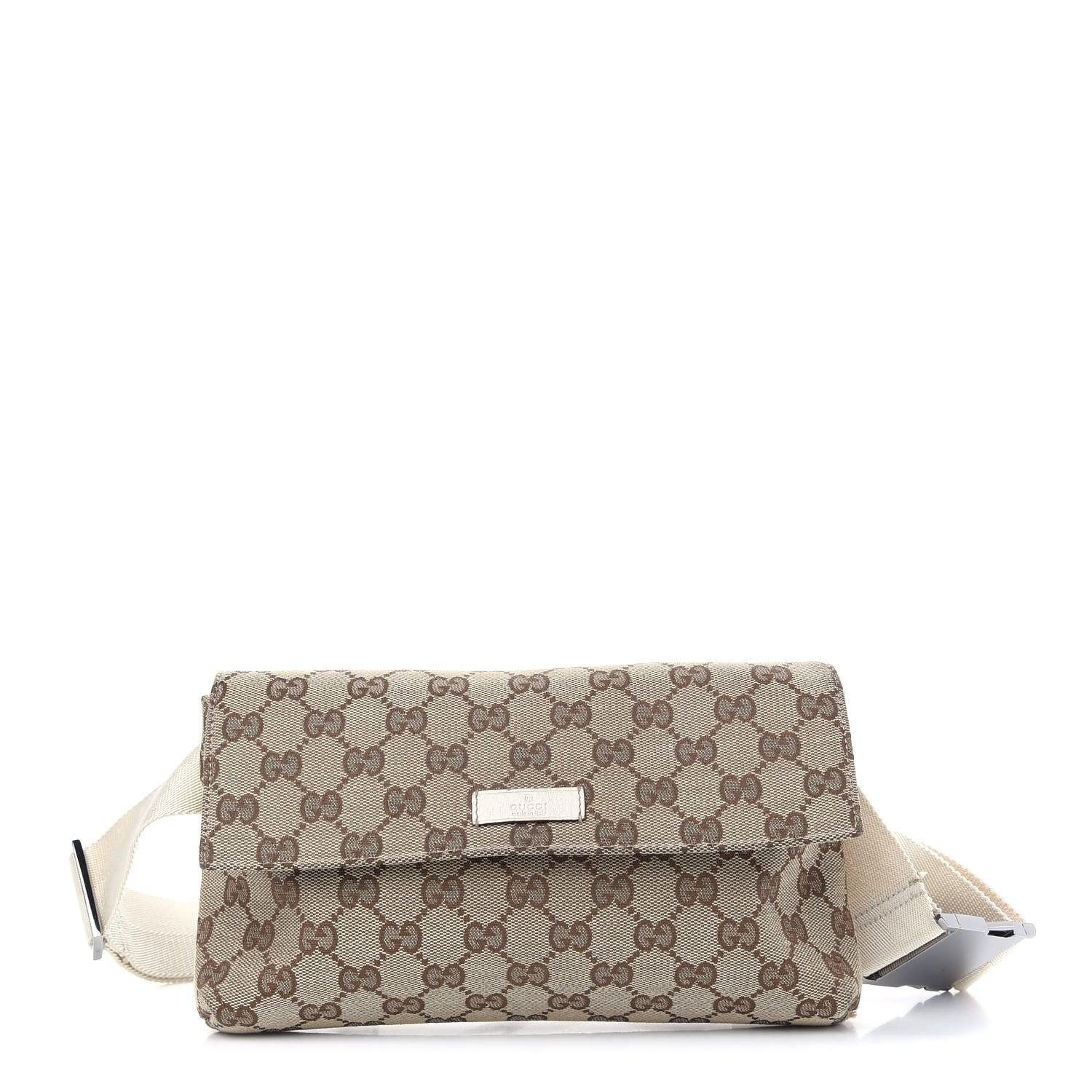 Gucci Monogram Belt Bag White 1 of 9