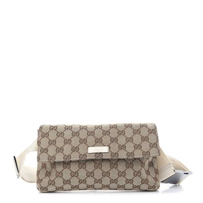 Gucci Monogram Belt Bag White 1 of 9