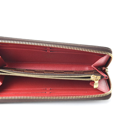 Louis Vuitton Damier Ebene Clemence Wallet Cherry 5 of 10