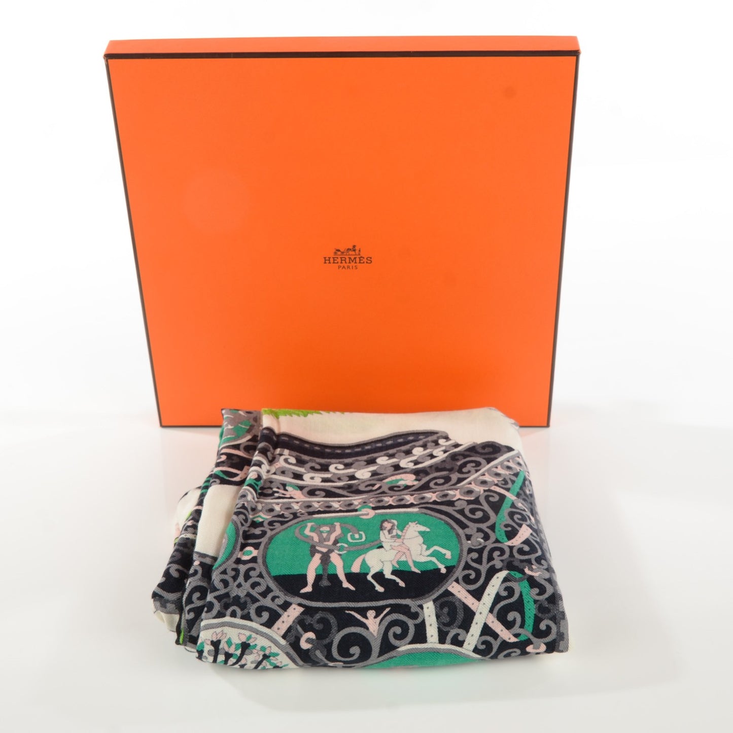 Cashmere Silk Sous L Egide de Mars Shawl 140