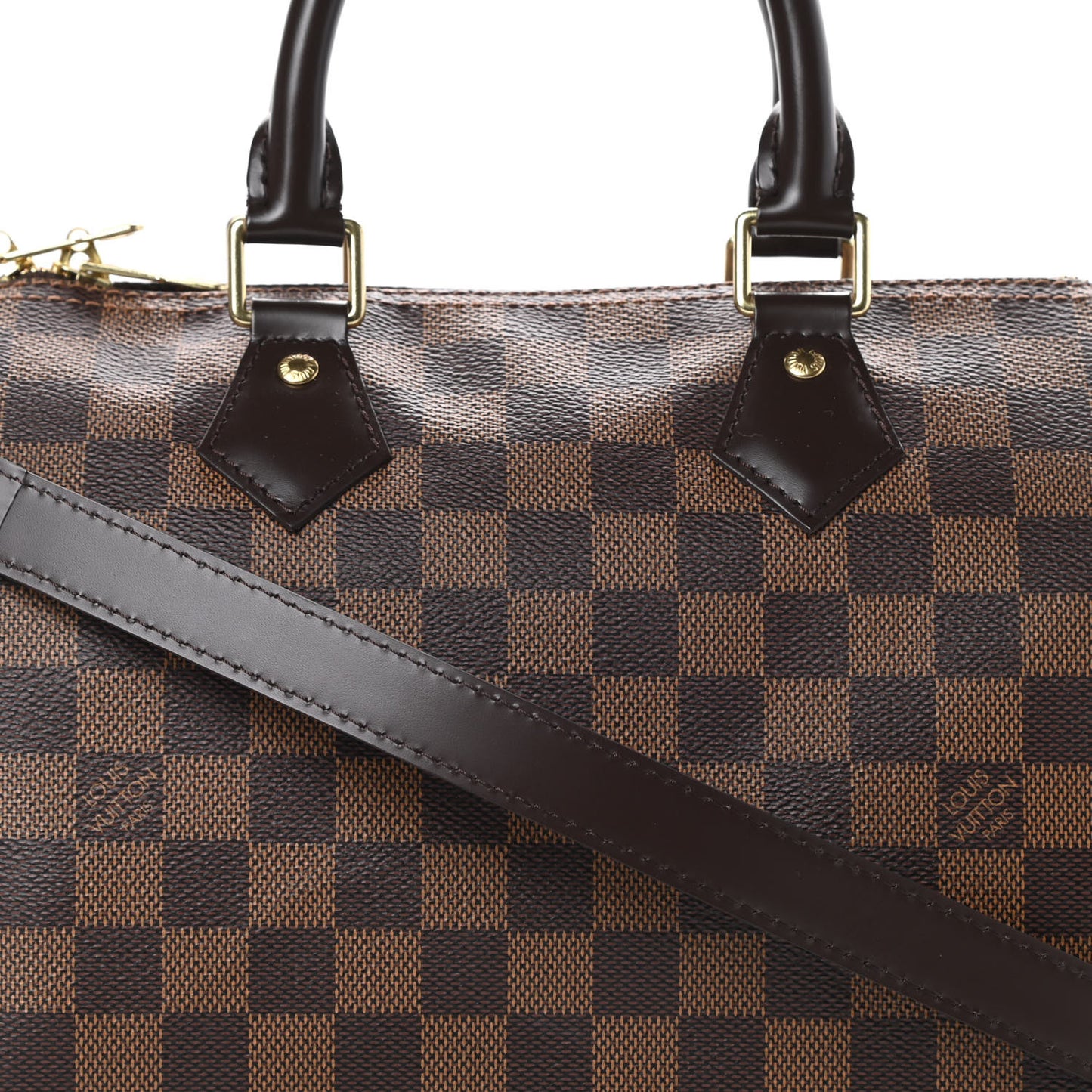 Damier Ebene Speedy Bandouliere 25