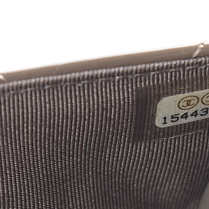 Chanel Patent Quilted Wallet On Chain WOC Grey 8 of 16