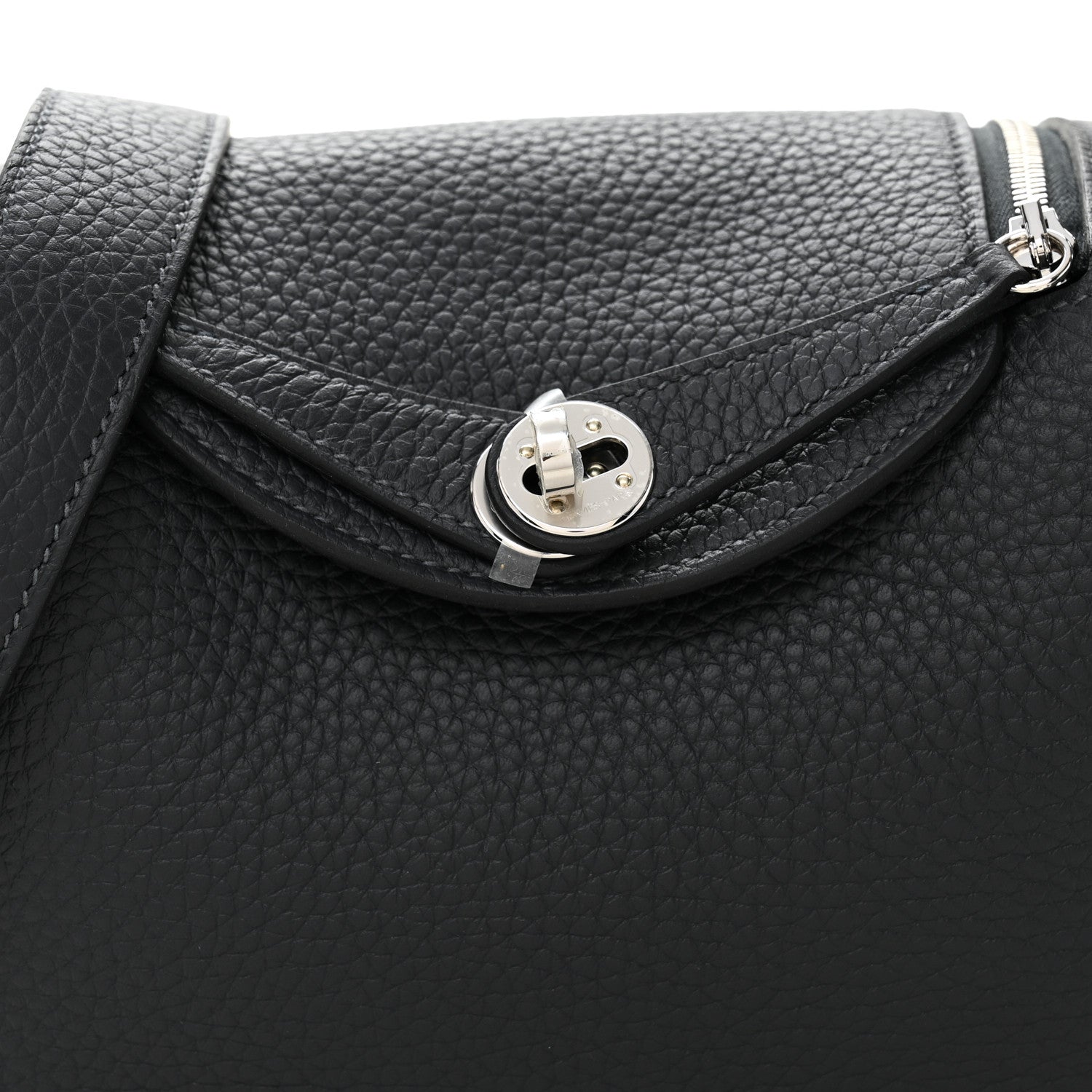 Hermes Taurillon Clemence Mini Lindy 20 Ardoise 8 of 10