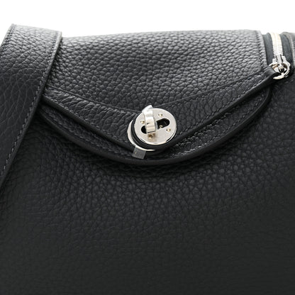 Hermes Taurillon Clemence Mini Lindy 20 Ardoise 8 of 10