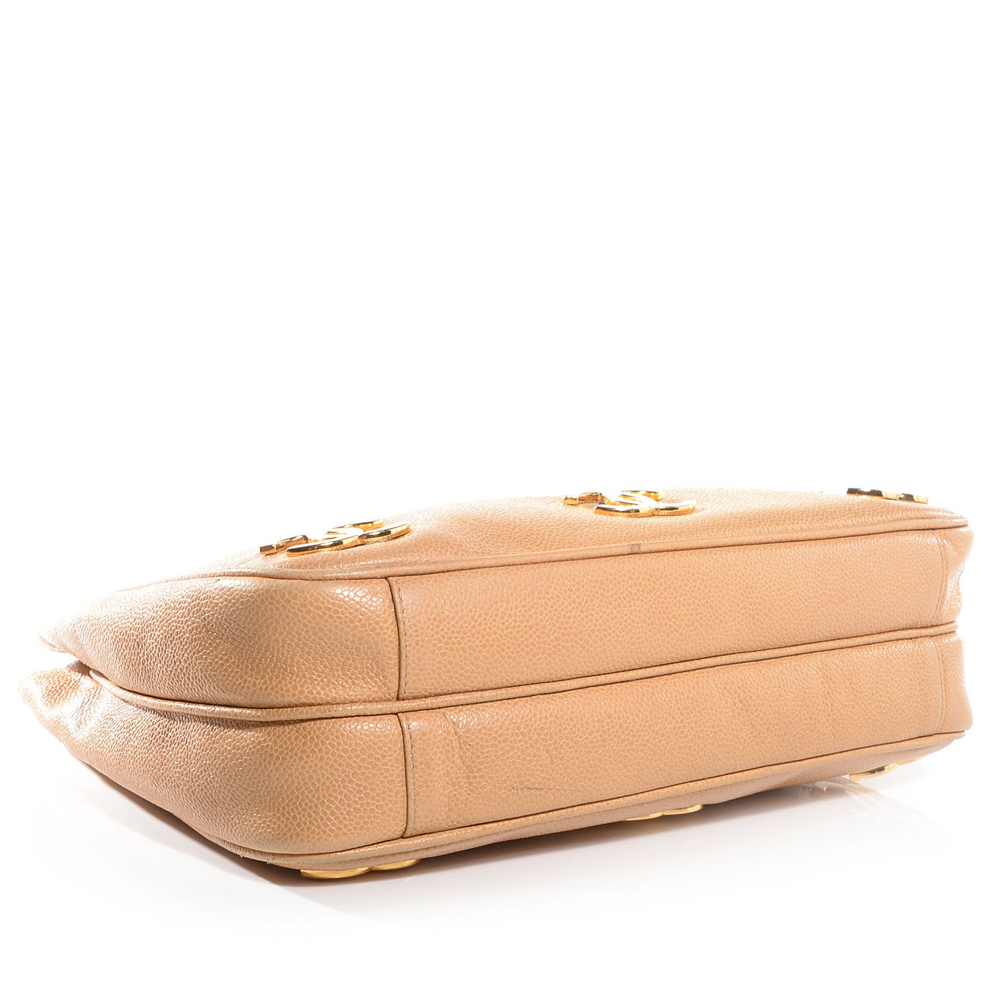 Caviar Shoulder Bag Beige