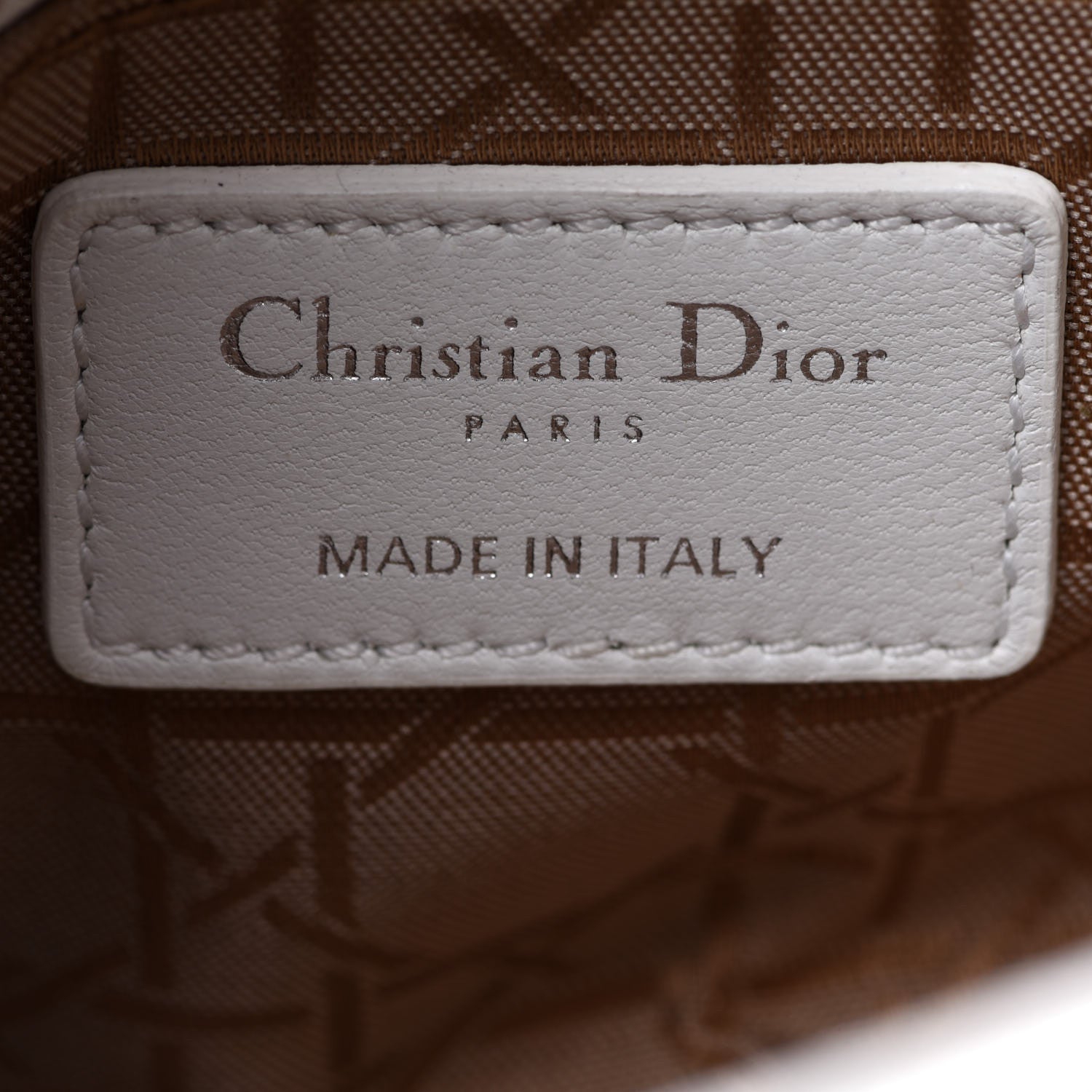 Christian Dior Lambskin Cannage Mini Lady Dior White 13 of 15