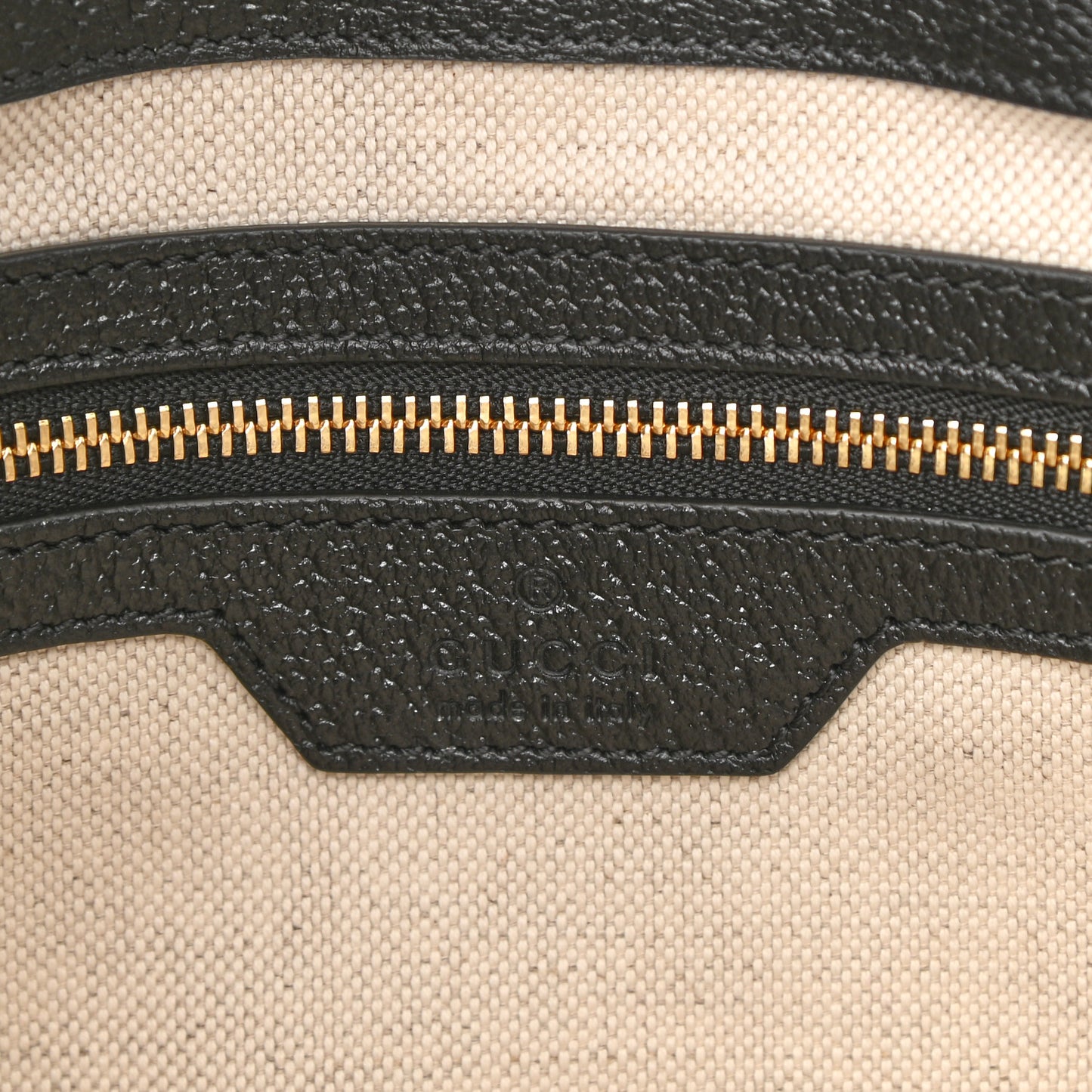 Jacquard Black Denim GG Monogram Textured Dollar Calfskin Medium Jackie 1961 Tote Black Ivory