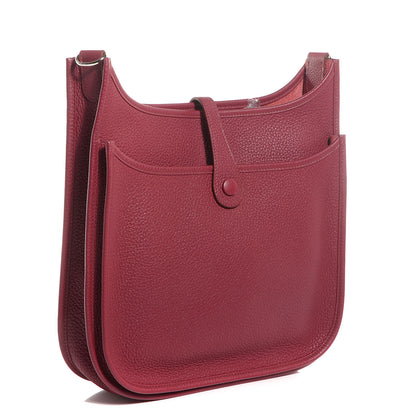Hermes Taurillon Clemence Evelyne III PM Rubis 9 of 16