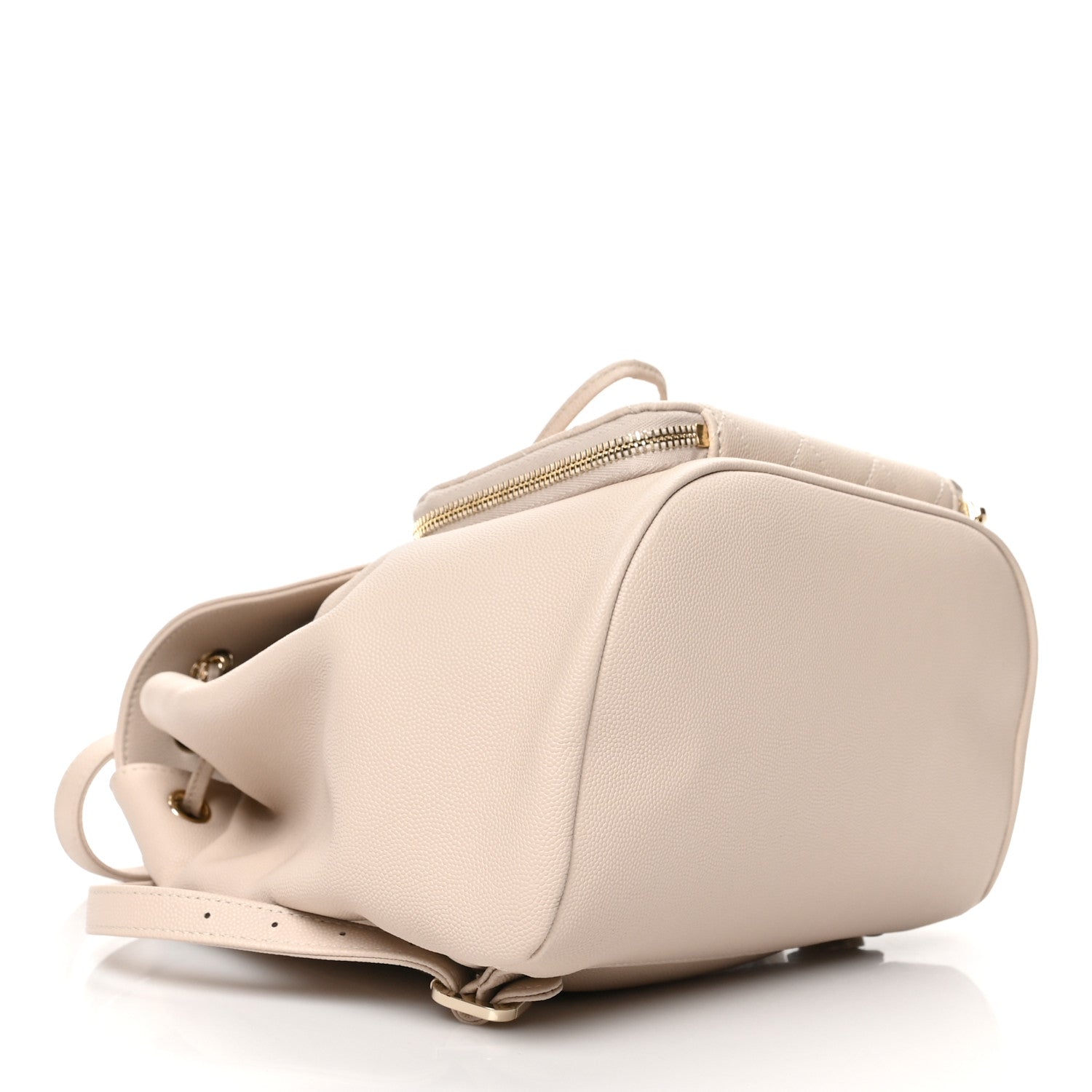 Chanel Caviar Quilted Business Affinity Backpack Beige 4 of 10