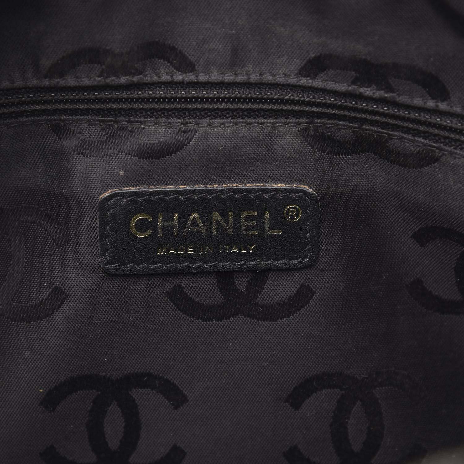 Chanel Calfskin Stitch Surpique Bowler Black 6 of 16