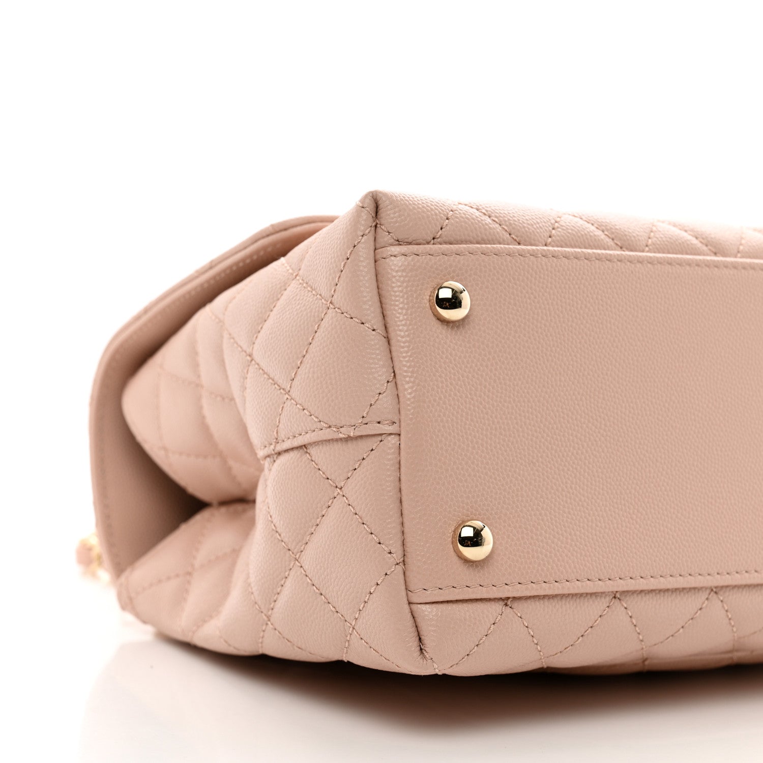 Chanel Caviar Quilted Small Coco Handle Flap Light Pink 10 of 11