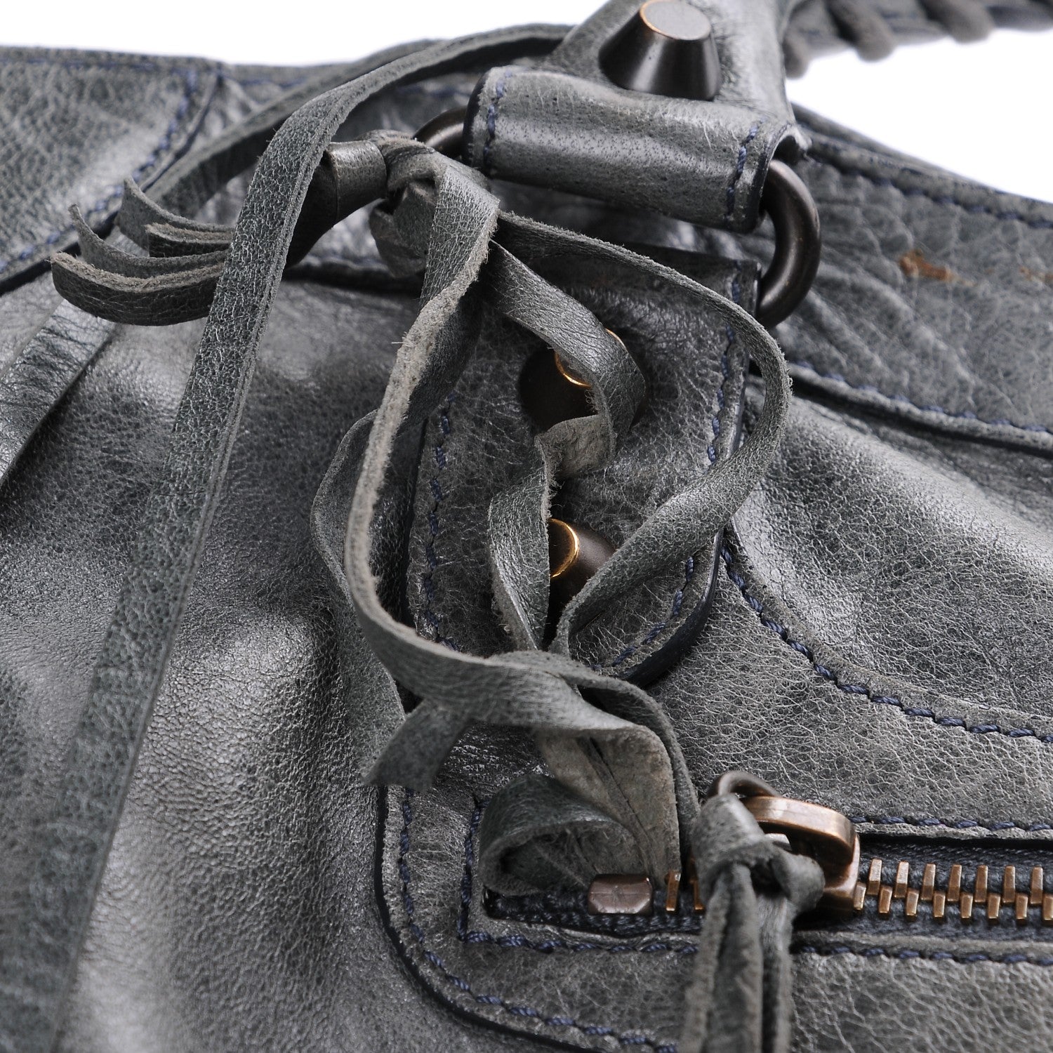 Balenciaga Agneau Classic Hardware City Anthracite 10 of 12