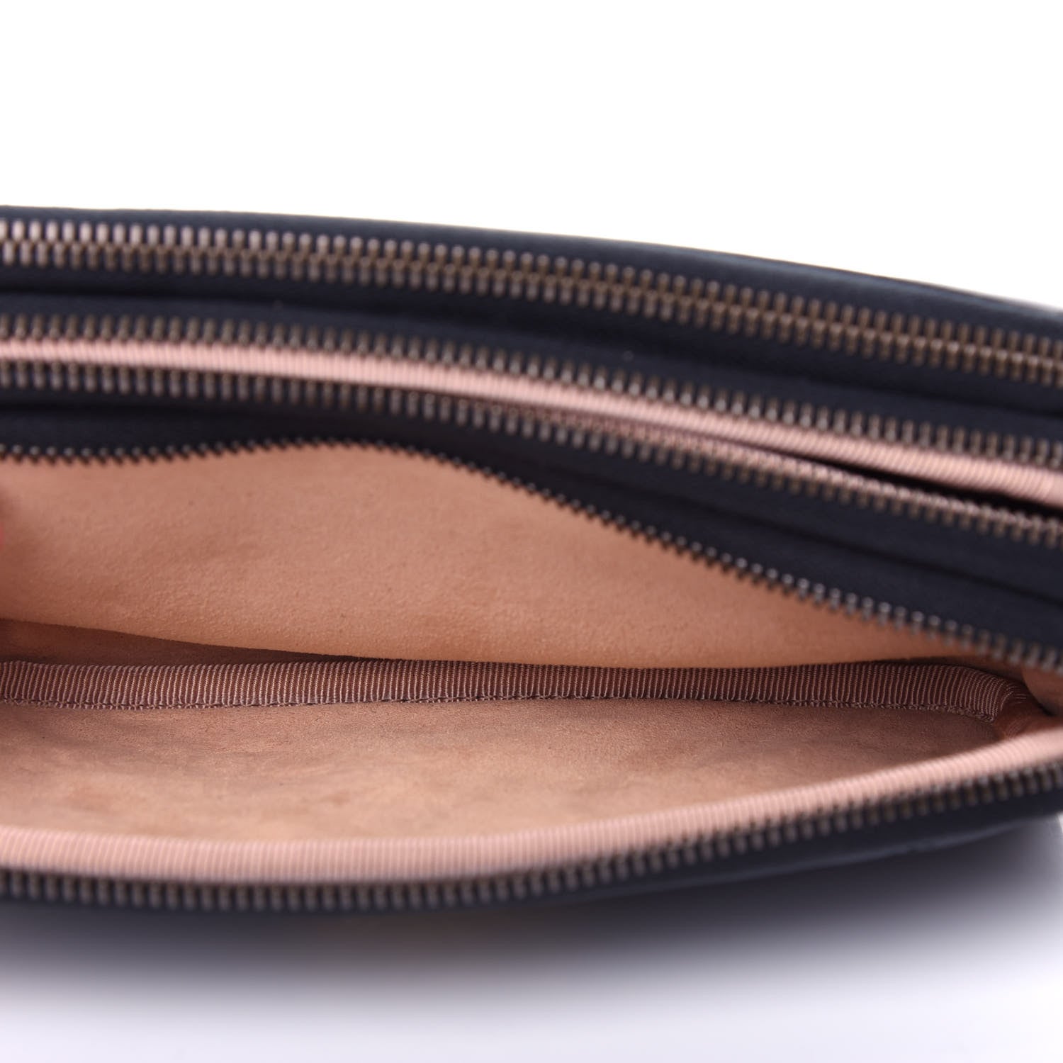 Gucci Calfskin Matelasse Mini GG Marmont Chain Crossbody Bag Black 6 of 13