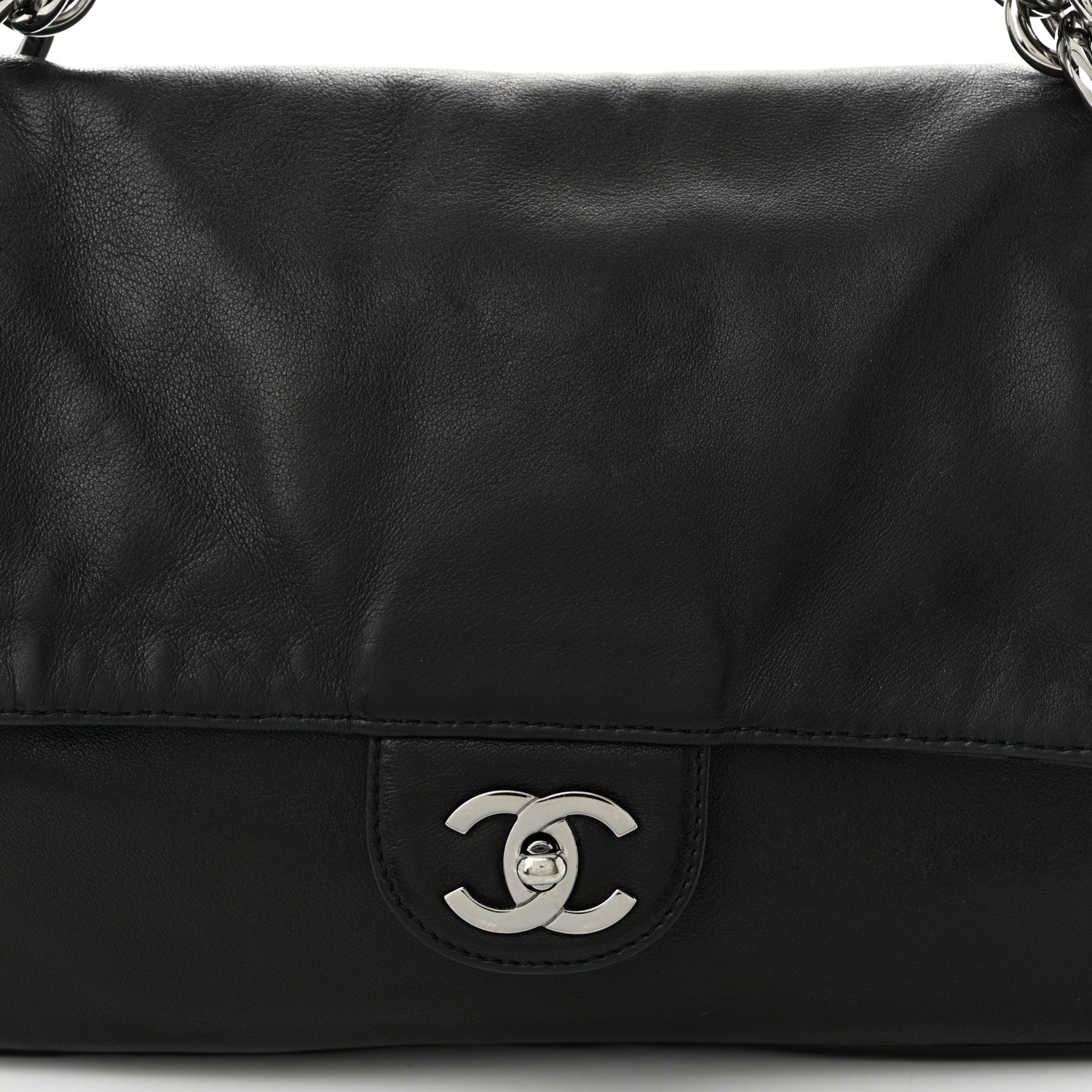 Chanel Lambskin Medium Soft and Chain Flap Black 8 of 11