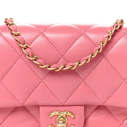 Chanel Lambskin Quilted CC Small Dynasty Flap Pink 7 of 9