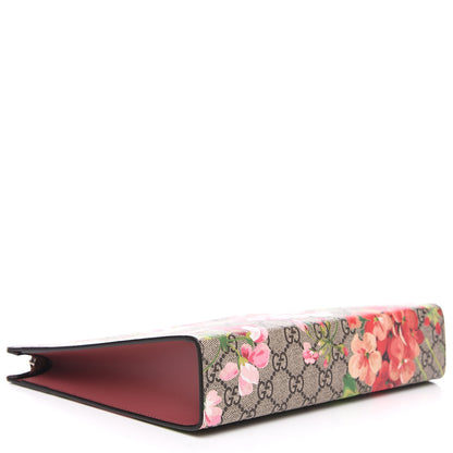 Gucci GG Supreme Monogram Blooms Large Cosmetic Case Beige Multicolor Dry Rose 3 of 9