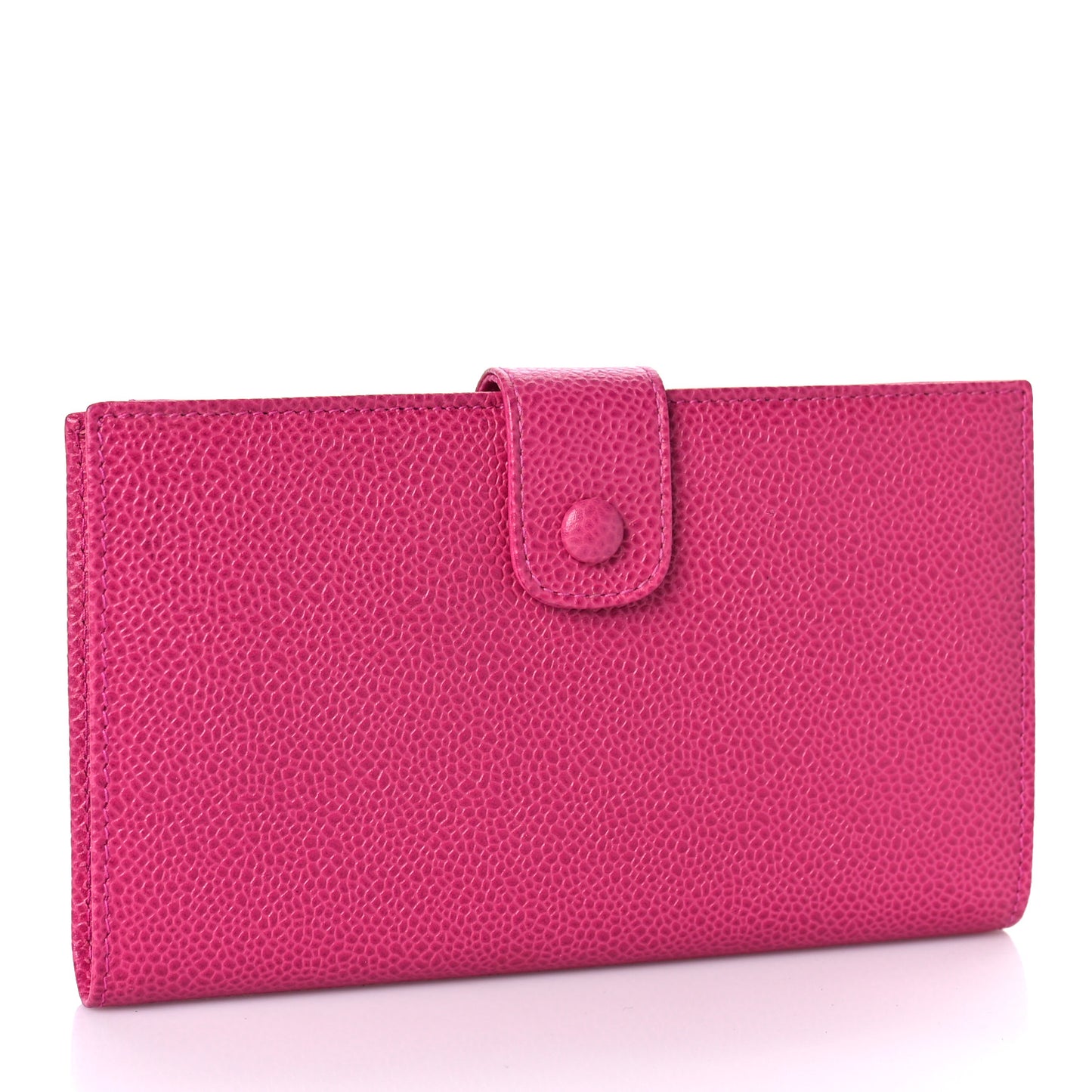 Caviar Timeless CC French Wallet Dark Pink