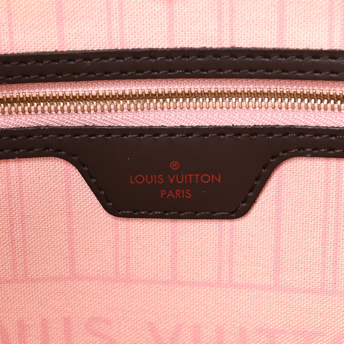 Damier Ebene Neo Neverfull MM Rose Ballerine