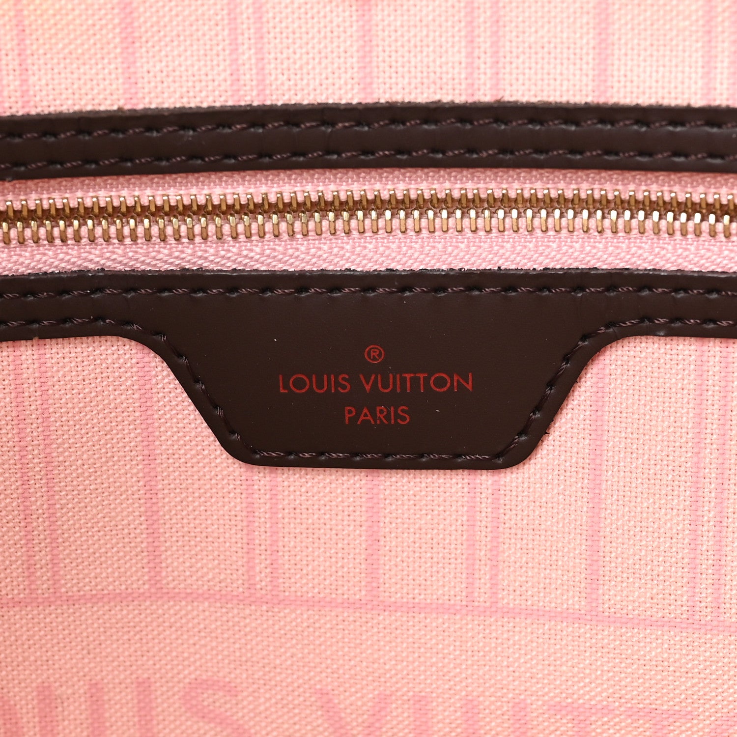 Louis Vuitton Damier Ebene Neo Neverfull MM Rose Ballerine 6 of 9