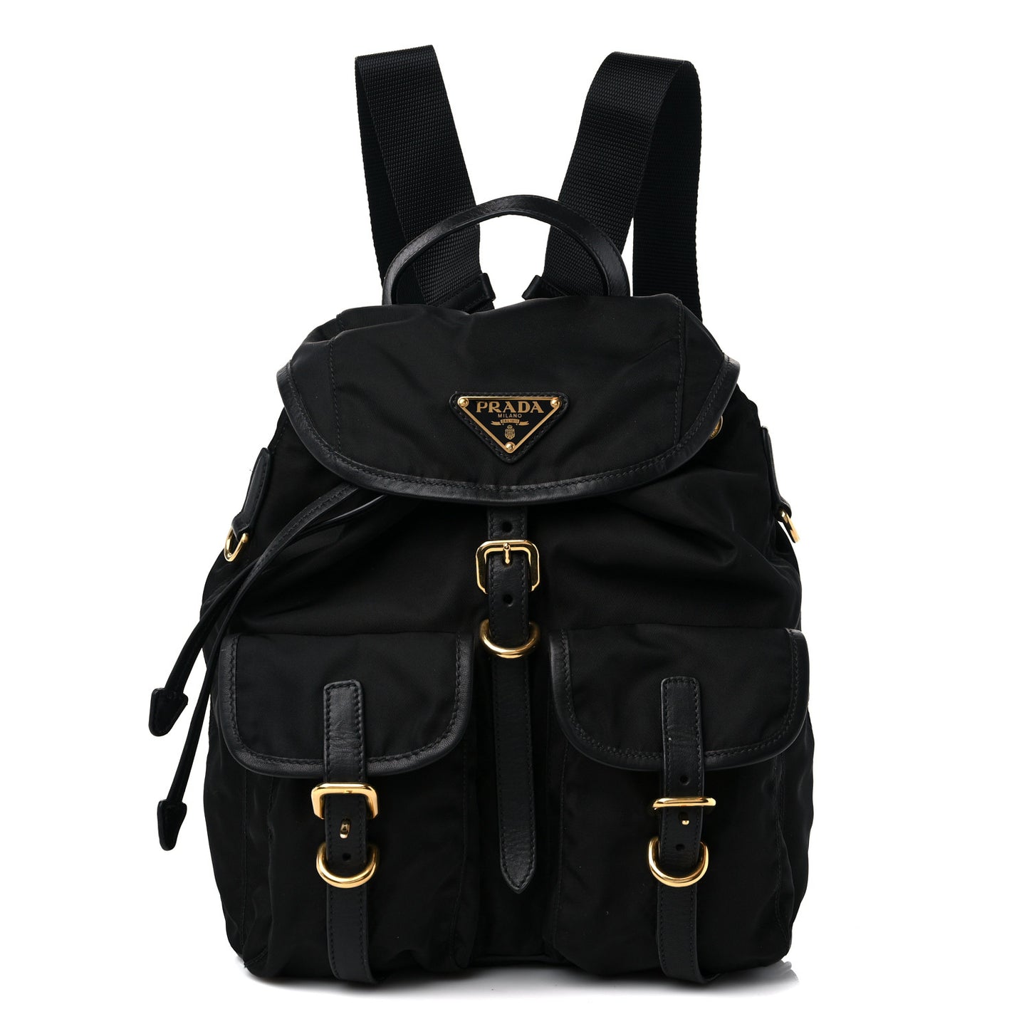 Tessuto Nylon Vela Small Backpack Black