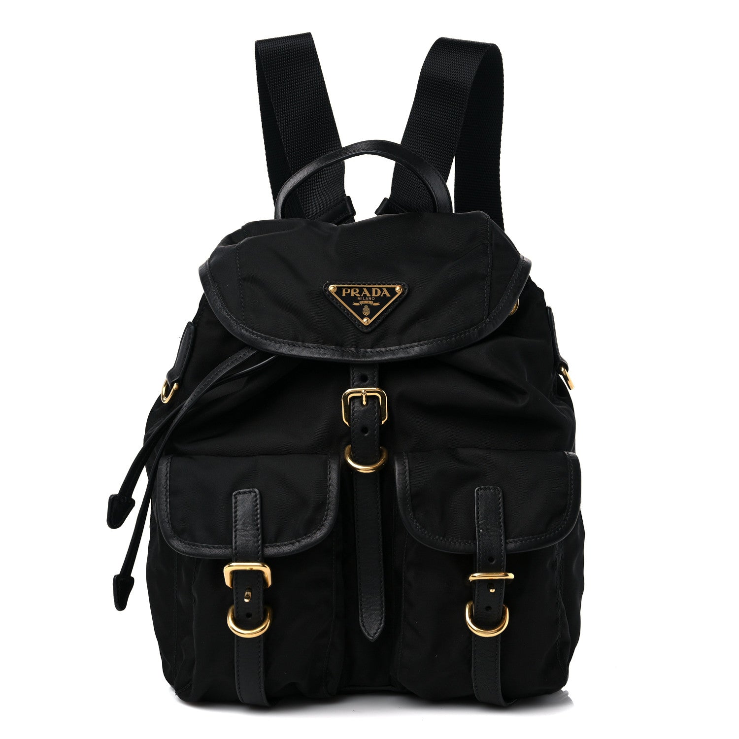 Prada Tessuto Nylon Vela Small Backpack Black 1 of 11