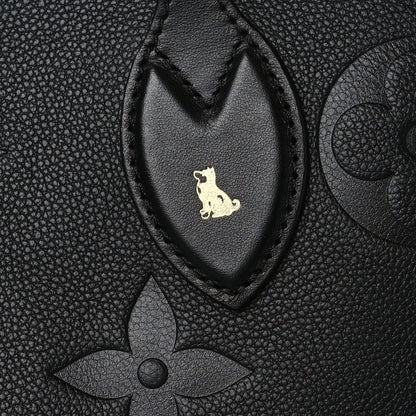 Louis Vuitton Empreinte Monogram Giant Wild At Heart Neverfull MM Black 9 of 11