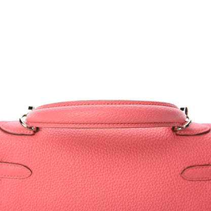 Hermes Togo Kelly Retourne 25 Rose Lipstick 30 of 33