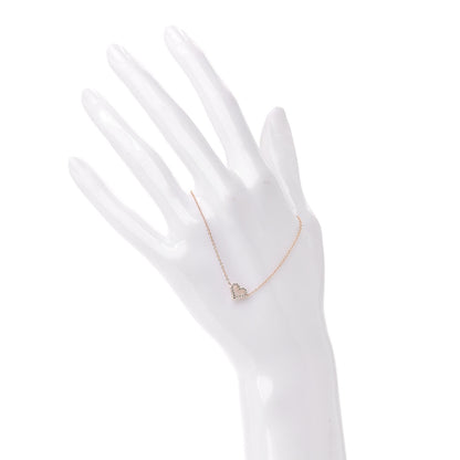 Tiffany 18K Rose Gold Diamond Heart Bracelet 2 of 6