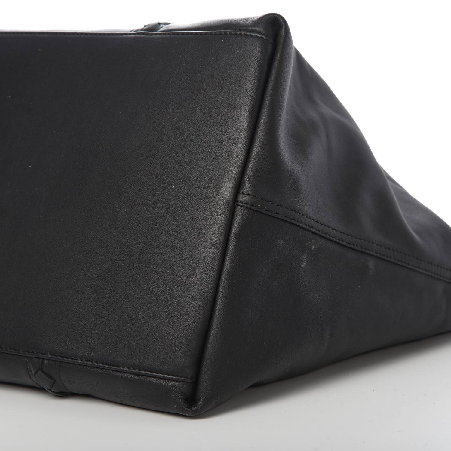 Bottega Veneta Nappa Nylon Medium Reversible Butterfly Shoulder Bag Black Cement 17 of 18