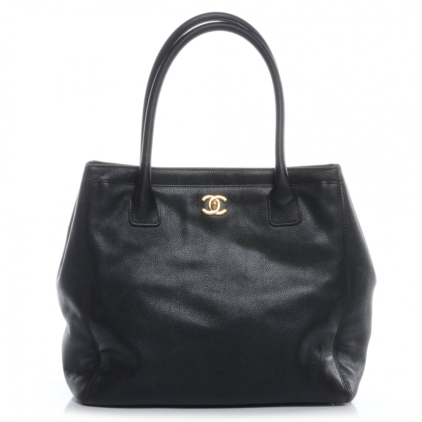 Caviar Cerf Shopper Tote Dark Brown