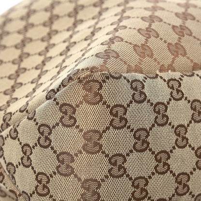 Gucci Monogram Large Horsebit Chain Hobo Dark Brown 8 of 12