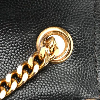 Saint Laurent Grain De Poudre Medium Classic Monogram Kate Satchel Black 10 of 15