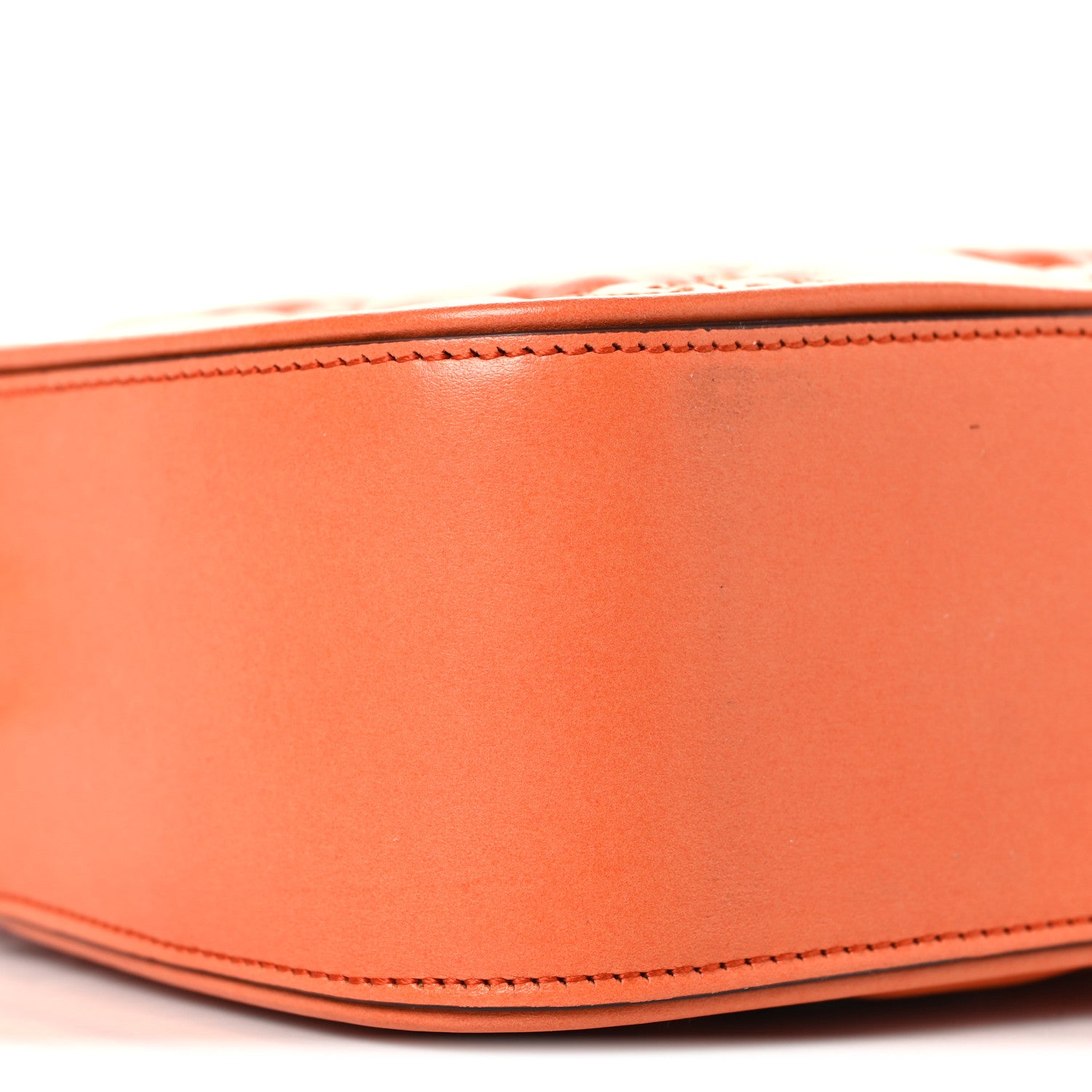 Gucci Calfskin GG Matelasse Shoulder Bag Spring Orange Natural 9 of 12