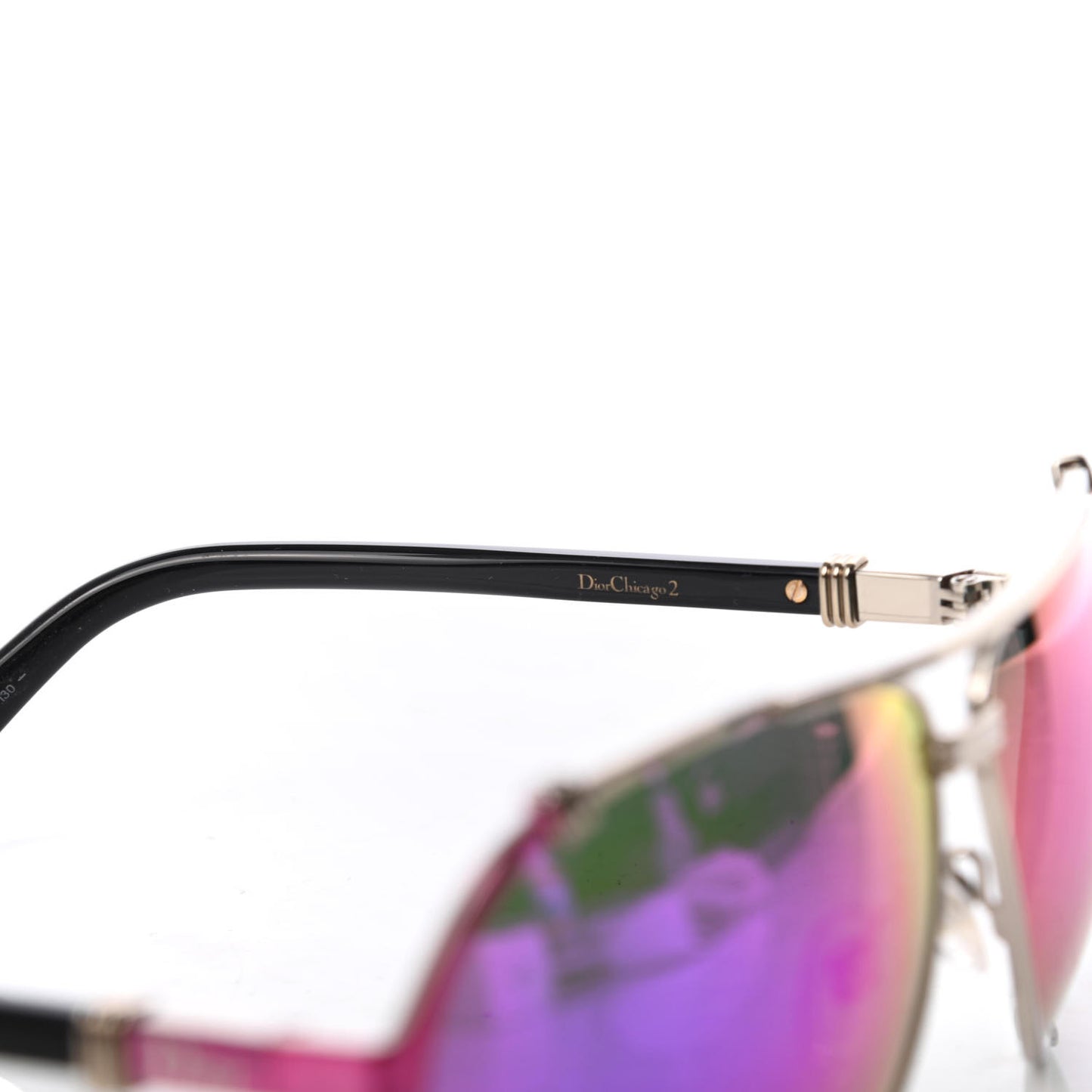 Metal Chicago 2 Aviator Sunglasses Purple