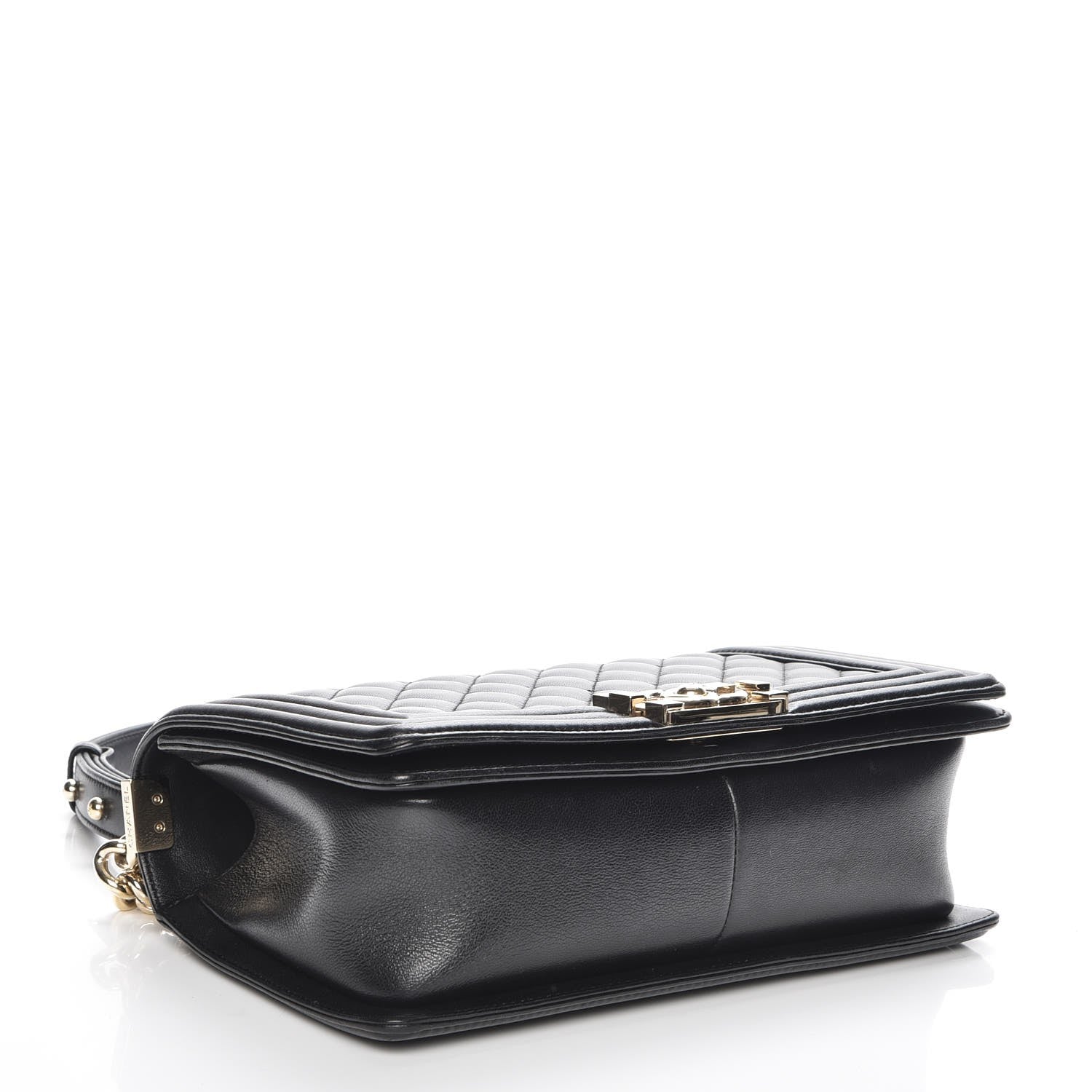 Chanel Lambskin Quilted Medium Boy Flap Black 4 of 7