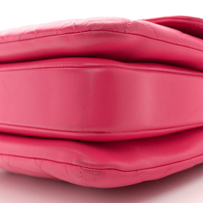 Chanel Lambskin Quilted Medium Trendy CC Flap Dual Handle Bag Dark Pink 11 of 15