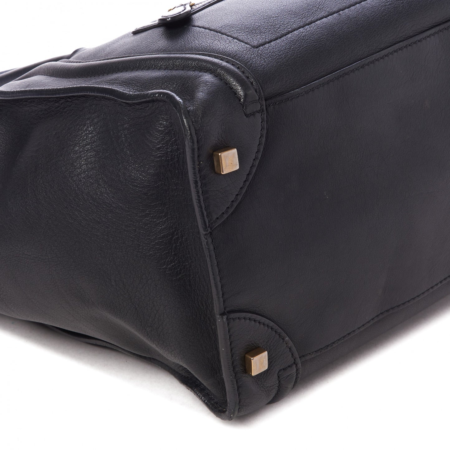 Smooth Calfskin Mini Luggage Black
