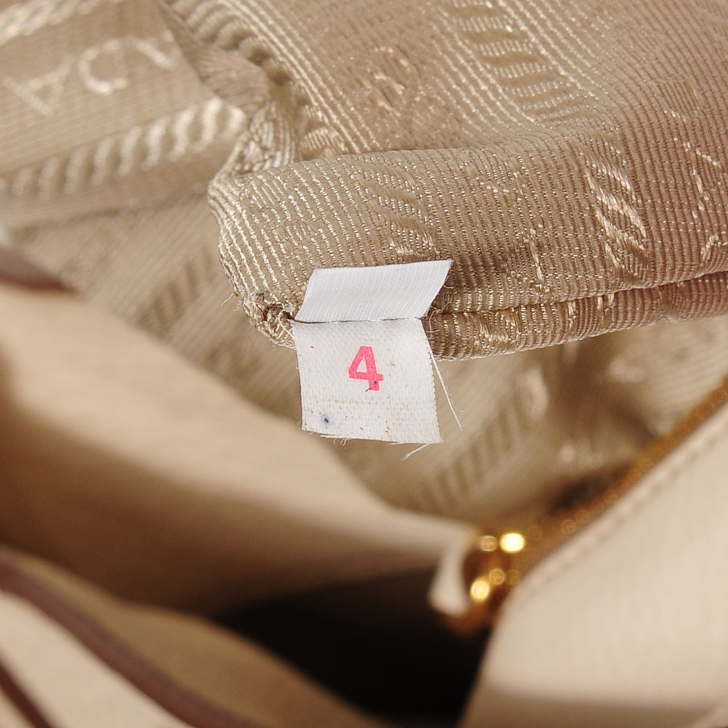 Prada Vitello Daino Side Pocket Hobo Talco 9 of 11